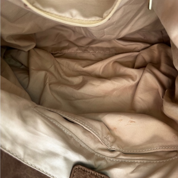 Sole Society Black and Cream Snake Print Tote - Picture 3 of 4